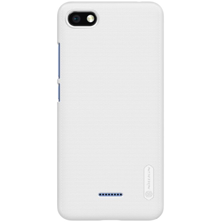 Пластиковый чехол NILLKIN Frosted Shield для Xiaomi Redmi 6A - White: фото 2 из 15