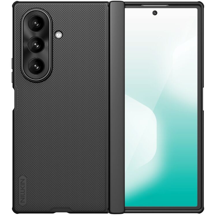 Пластиковий чохол NILLKIN Frosted Shield Magnetic (FF) для Samsung Galaxy Fold 7 - Black: фото 1 з 20