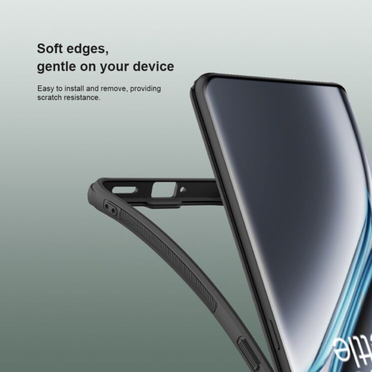 Пластиковый чехол NILLKIN Frosted Shield Pro Magnetic для OnePlus Ace 3 Pro - Black: фото 13 из 20