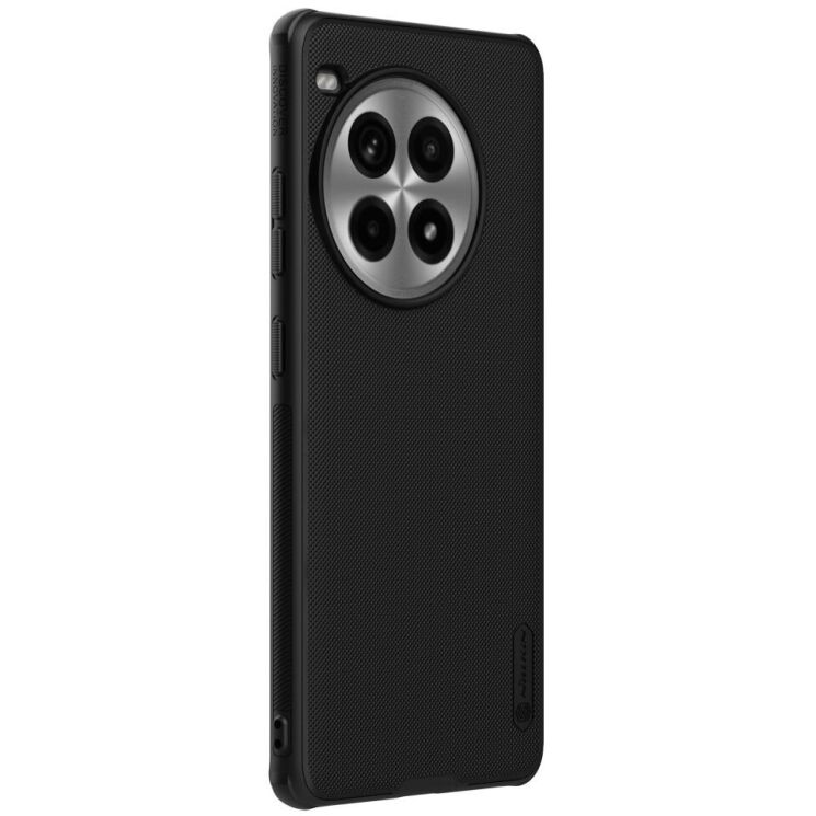 Пластиковый чехол NILLKIN Frosted Shield Pro Magnetic для OnePlus Ace 3 Pro - Black: фото 2 из 20