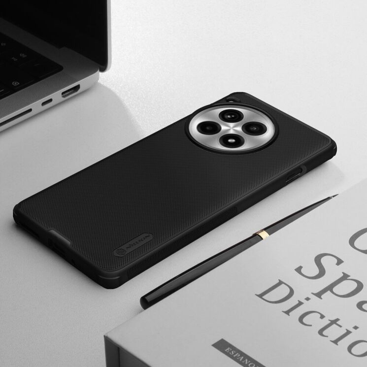 Пластиковый чехол NILLKIN Frosted Shield Pro Magnetic для OnePlus Ace 3 Pro - Black: фото 19 из 20