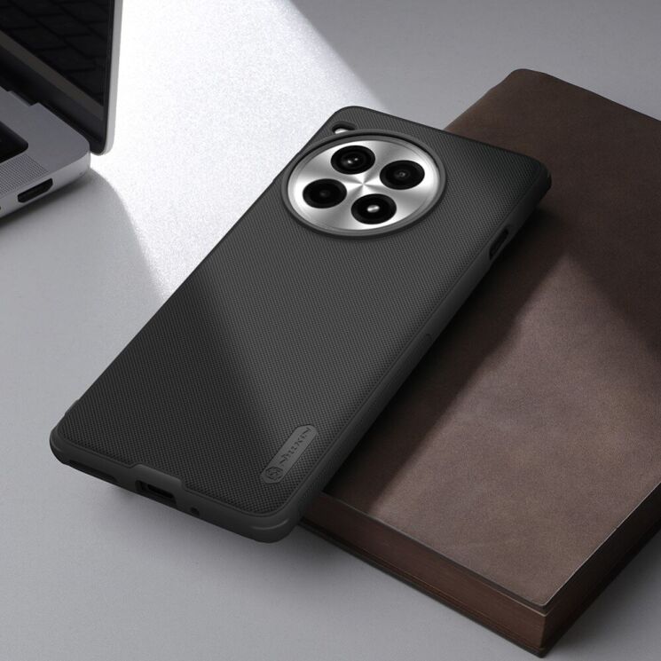 Пластиковый чехол NILLKIN Frosted Shield Pro Magnetic для OnePlus Ace 3 Pro - Black: фото 16 из 20