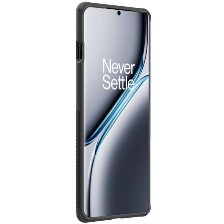 Пластиковый чехол NILLKIN Frosted Shield Pro Magnetic для OnePlus Ace 3 Pro - Black: фото 4 из 20