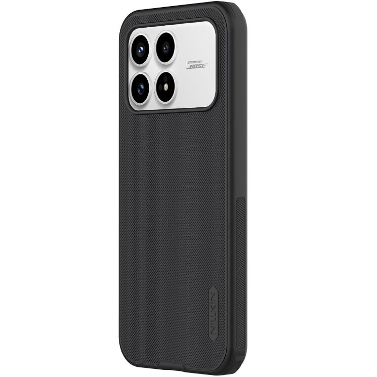 Пластиковий чохол NILLKIN Frosted Shield Pro Magnetic для Xiaomi Poco F8 Pro - Black: фото 2 з 18