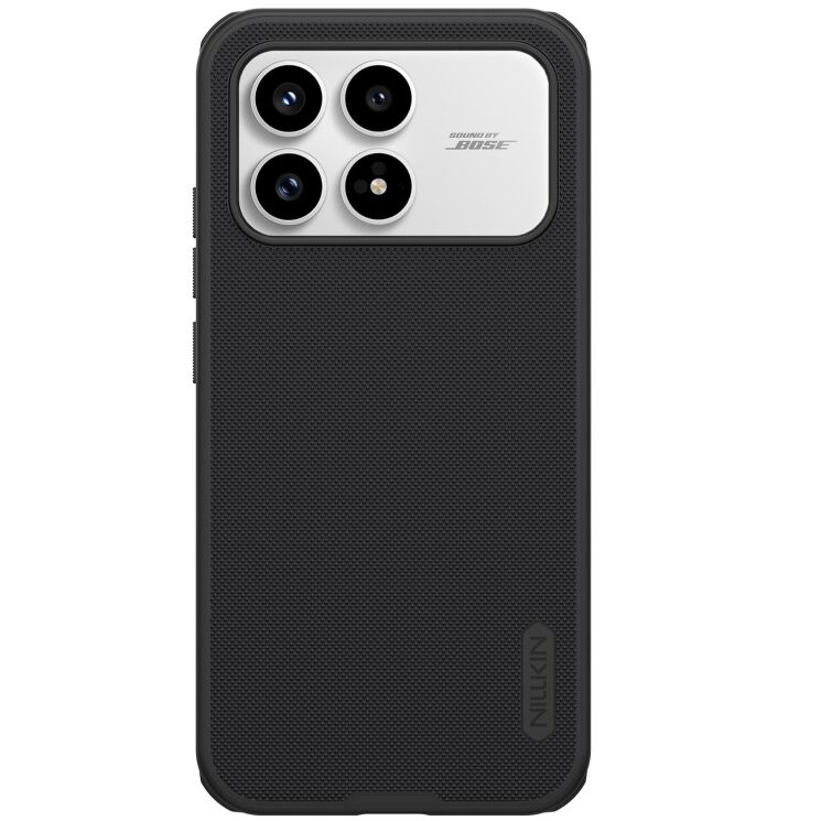 Пластиковий чохол NILLKIN Frosted Shield Pro Magnetic для Xiaomi Poco F8 Pro - Black: фото 1 з 18