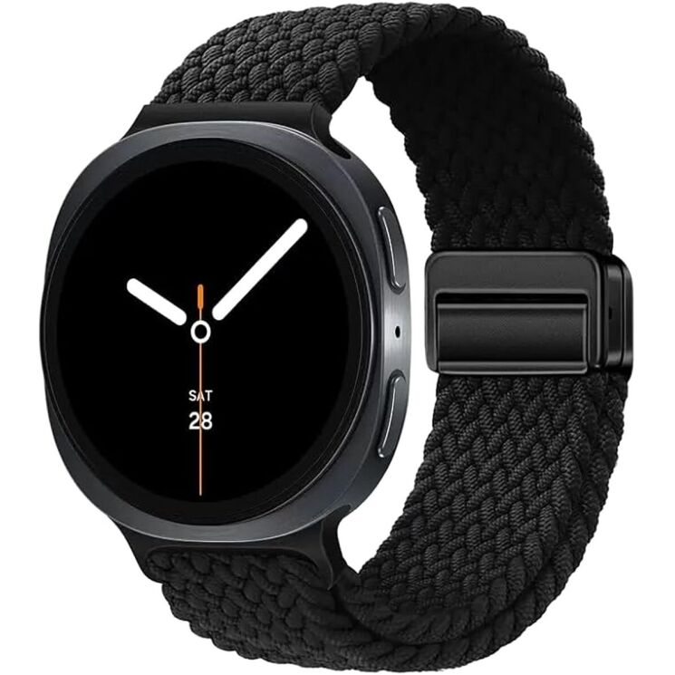 Ремешок ArmorStandart Braided Solo Loop для Samsung Galaxy Watch 8 (40/44mm) / 8 Classic - Black: фото 2 из 4