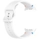 Ремінець ArmorStandart Soft Silicone (S/M) для Samsung Galaxy Watch 8 (40/44mm) / 8 Classic - White (384176W). Фото 3 з 6