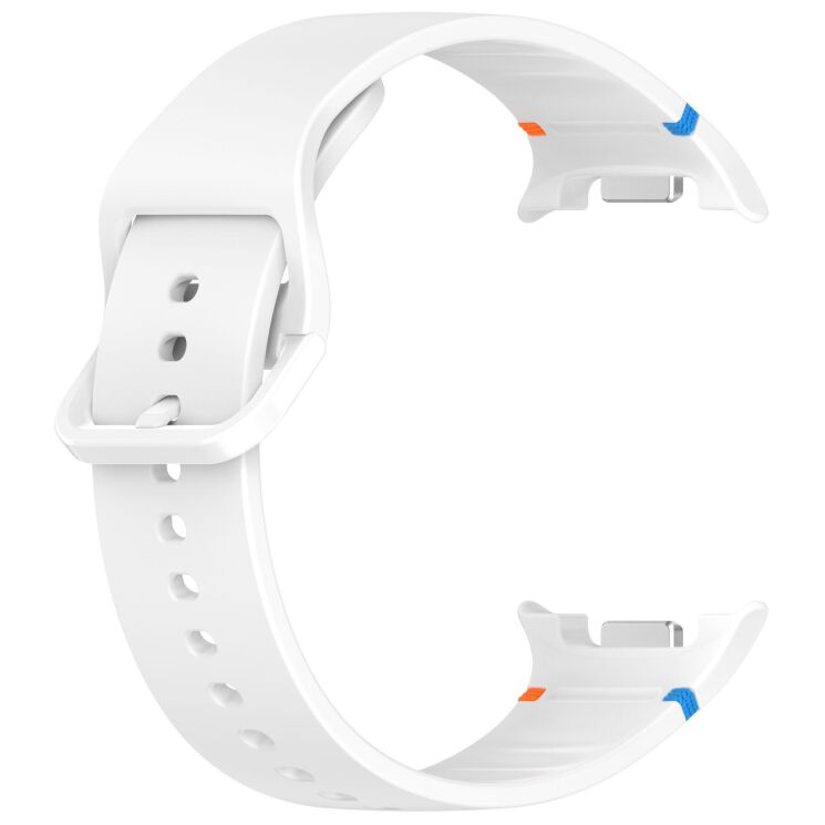 Ремінець ArmorStandart Soft Silicone (S/M) для Samsung Galaxy Watch 8 (40/44mm) / 8 Classic - White: фото 3 з 6