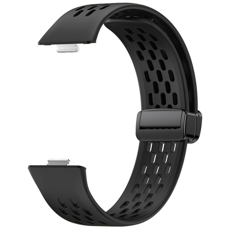 Ремінець Deexe Astra Strap для Huawei Watch Fit 3 - Black: фото 2 з 3