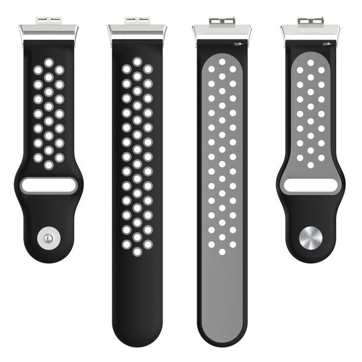 Ремешок Deexe Dot Color для Huawei Watch Fit - Black / Grey: фото 5 из 5