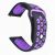 Ремінець Deexe Dot Color для Samsung Watch Active / Active 2 40mm / Active 2 44mm - Black / Purple: фото 1 з 5