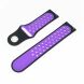 Ремінець Deexe Dot Color для Samsung Watch Active / Active 2 40mm / Active 2 44mm - Black / Purple (223104J). Фото 5 з 5