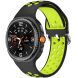 Ремешок Deexe Dual Color для Samsung Galaxy Watch 8 (40/44mm) / 8 Classic - Black / Green (384186BG). Фото 2 из 6