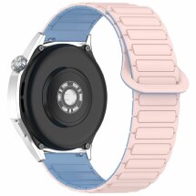 Ремешок Deexe Flexible Fit для часов с шириной крепления 20 мм - Pink / Blue: фото 1 из 9