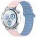 Ремешок Deexe Flexible Fit для часов с шириной крепления 20 мм - Pink / Blue (895450PL). Фото 2 из 9