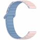 Ремешок Deexe Flexible Fit для часов с шириной крепления 20 мм - Pink / Blue (895450PL). Фото 4 из 9