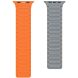 Ремінець Deexe Magnetic Band для Apple Watch 46 / 45 / 44 / SE 44 / 42 (Series 1-3) / Ultra / Ultra 2 / Ultra 3 - Grey / Orange (251890HO). Фото 2 з 4