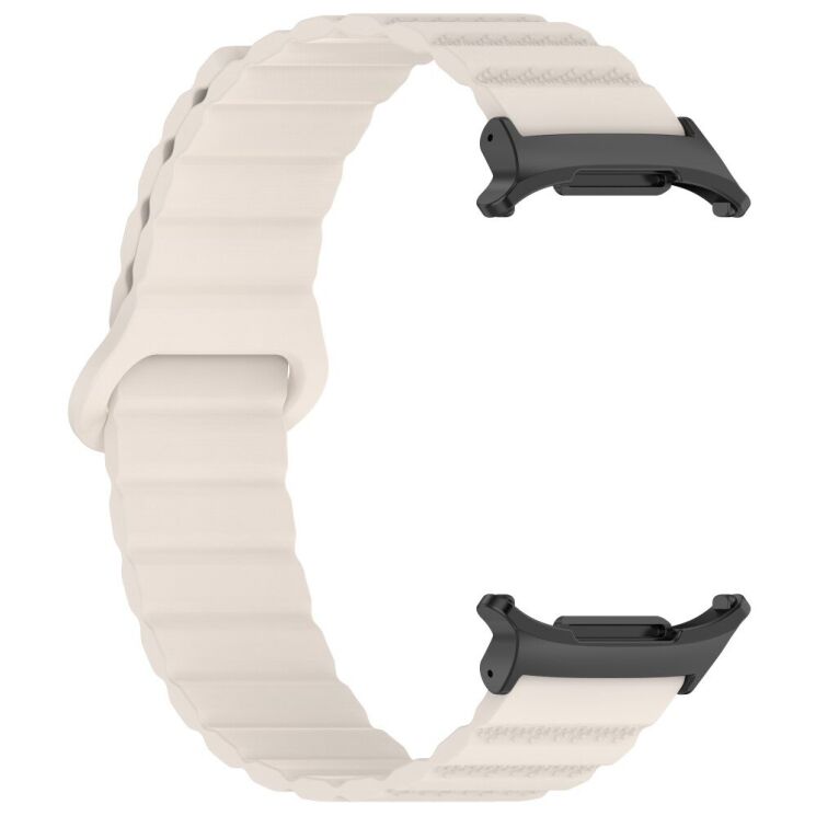 Ремешок Deexe Magnetic Strap для Samsung Galaxy Watch Ultra (47mm) - Starlight: фото 4 из 7