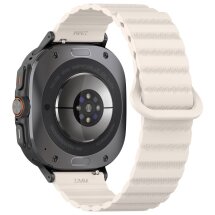 Ремешок Deexe Magnetic Strap для Samsung Galaxy Watch Ultra (47mm) - Starlight: фото 1 из 7