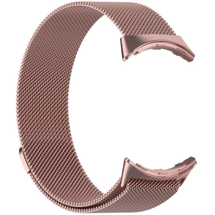 Ремешок Deexe Milanese Loop для Google Pixel Watch 3 (45mm) - Rose Pink: фото 2 из 7