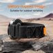 Ремешок Deexe Military для Xiaomi Redmi Watch 4 / 5 / Mi Smart Band 8 Pro / Band 9 Pro - Black (337419B). Фото 5 из 8