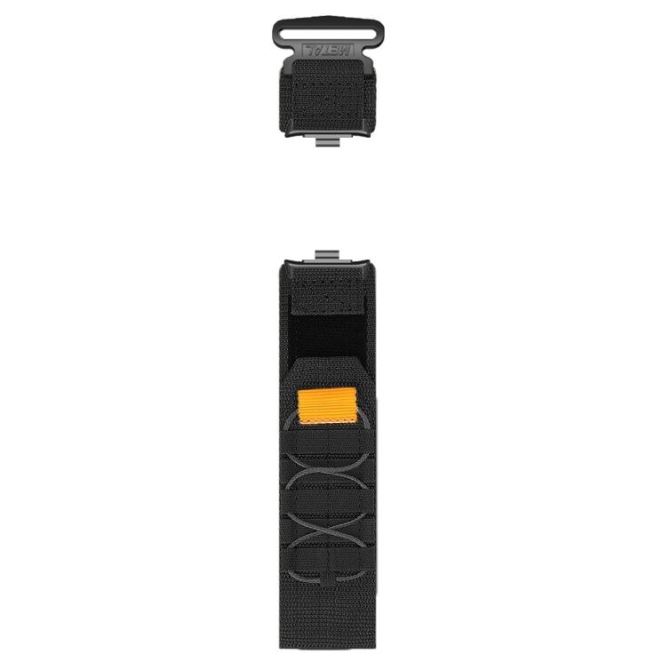 Ремешок Deexe Military для Xiaomi Redmi Watch 4 / 5 / Mi Smart Band 8 Pro / Band 9 Pro - Black: фото 3 из 8