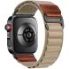 Ремінець Deexe Nylon Leather для Huawei Watch 5 / Fit 5 Pro / Fit 4 / Fit 4 Pro / Fit 3 - Olive (423701G). Фото 1 з 7