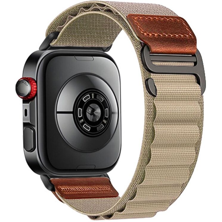 Ремінець Deexe Nylon Leather для Huawei Watch 5 / Fit 5 Pro / Fit 4 / Fit 4 Pro / Fit 3 - Olive (423701G) Ремінець Deexe Nylon Leather для Huawei Watch 5 / Fit 5 Pro / Fit 4 / Fit 4 Pro / Fit 3 - Olive: фото 1 з 7