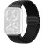 Ремешок Deexe Nylon Loop для Xiaomi Redmi Watch 4 / 5 / Mi Smart Band 8 Pro / Band 9 Pro - Black: фото 1 из 6