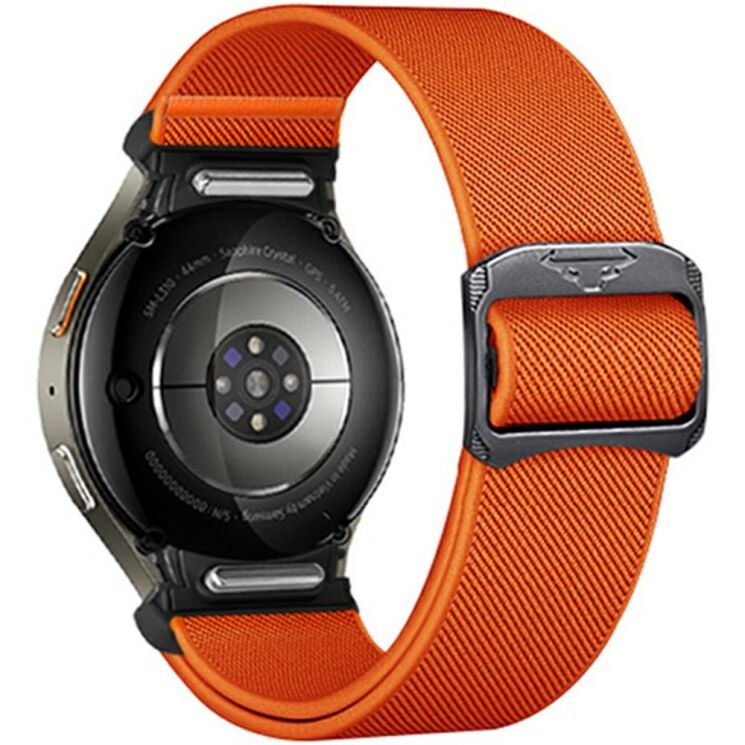 Ремешок Deexe Orbit Flex для Samsung Galaxy Watch 4 / 5 / 6 / 7 / FE (40mm) - Orange: фото 1 из 5