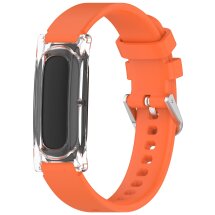Ремешок Deexe Soft Silicone для Google Fitbit Air - Orange: фото 1 из 9