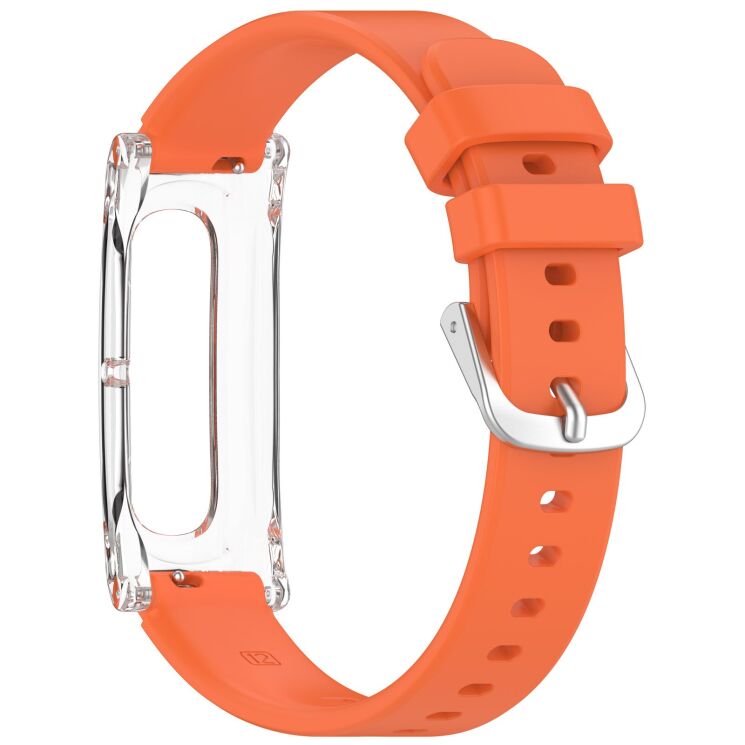 Ремешок Deexe Soft Silicone для Google Fitbit Air - Orange: фото 3 из 9