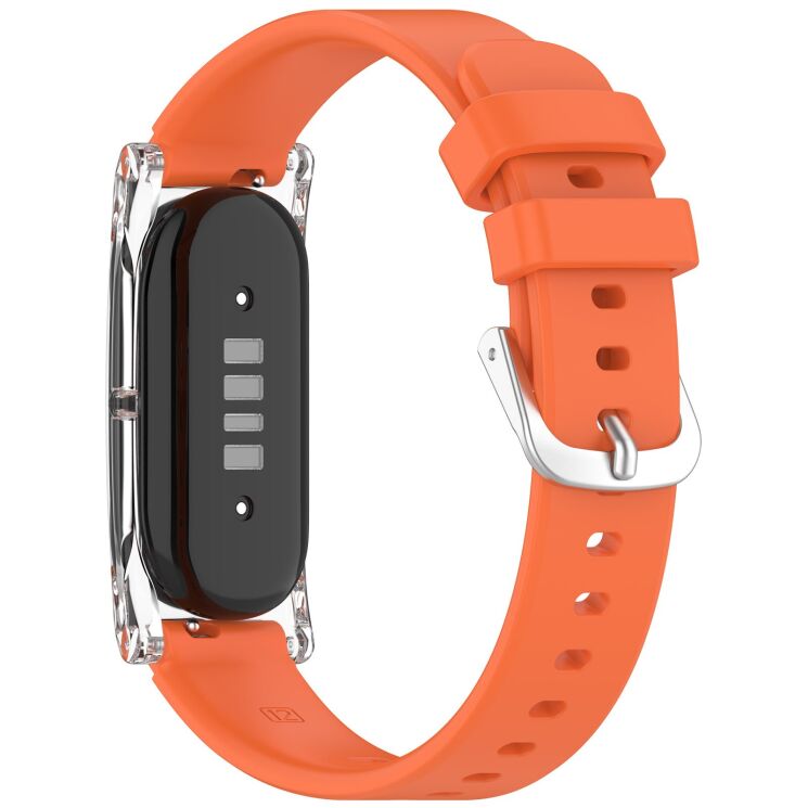 Ремешок Deexe Soft Silicone для Google Fitbit Air - Orange: фото 2 из 9