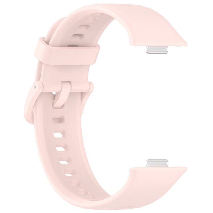 Ремінець Deexe Soft Silicone для Huawei Watch Fit 3 - Pink: фото 3 з 7
