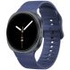 Ремінець Deexe Soft Silicone для Samsung Galaxy Watch 8 (40/44mm) / 8 Classic - Midnight Blue (384153MB). Фото 2 з 6