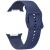 Ремешок Deexe Soft Silicone для Samsung Galaxy Watch 8 (40/44mm) / 8 Classic - Midnight Blue: фото 1 из 6