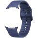 Ремінець Deexe Soft Silicone для Samsung Galaxy Watch 8 (40/44mm) / 8 Classic - Midnight Blue (384153MB). Фото 3 з 6