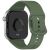 Ремешок Deexe Soft Silicone для Xiaomi Redmi Watch 6 - Dark Green: фото 1 з 12