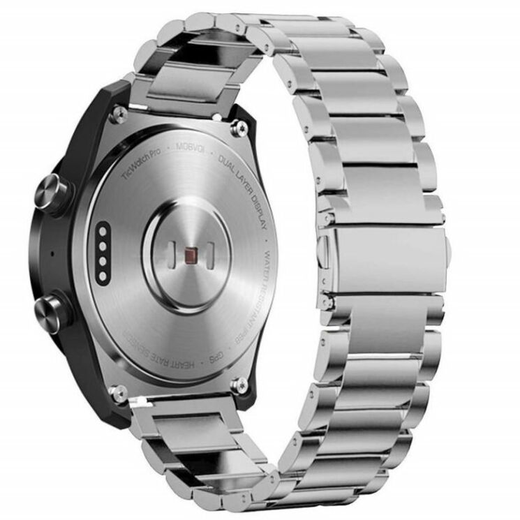 Ремешок Deexe Stainless Steel для Huawei Watch GT 2e - Silver: фото 1 из 6