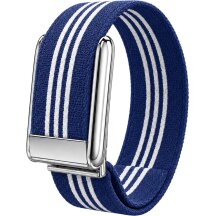 Ремінець для годинника Deexe Triple Fit для WHOOP 5.0 / MG - Blue / Silver: фото 1 з 2