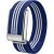 Ремінець для годинника Deexe Triple Fit для WHOOP 5.0 / MG - Blue / Silver: фото 1 з 2