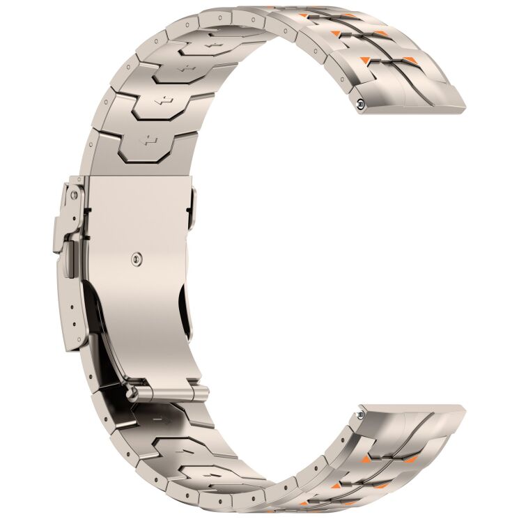 Ремінець для годинника UniCase Titan Pro для годинників з шириною кріплення 22мм - Titanium / Orange: фото 4 з 8