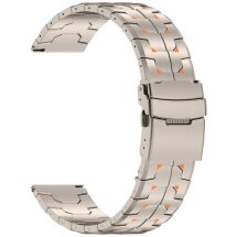 Ремінець для годинника UniCase Titan Pro для годинників з шириною кріплення 22мм - Titanium / Orange: фото 1 з 8