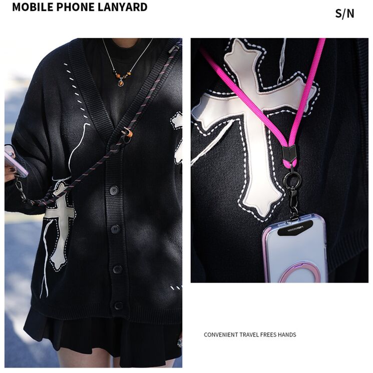 Ремінець для смартфона Leeu Design CLIMB Peak Series - Black: фото 3 з 4