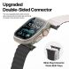Ремешок DUX DUCIS SD Series для Apple Watch 46 / 45 / 44 / SE 44 / 42 (Series 1-3) / Ultra / Ultra 2 - Black / Starlight (371817BS). Фото 4 из 10
