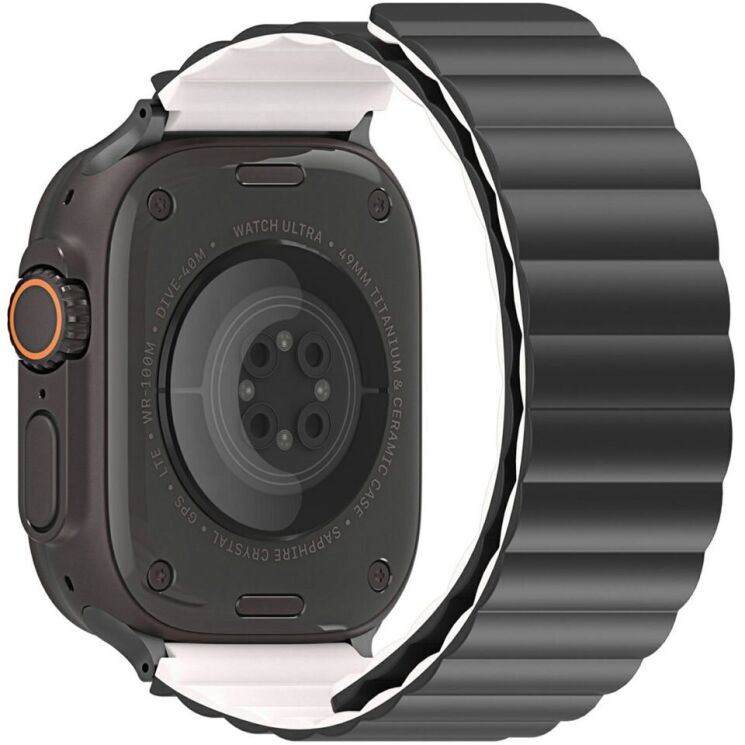 Ремешок DUX DUCIS SD Series для Apple Watch 46 / 45 / 44 / SE 44 / 42 (Series 1-3) / Ultra / Ultra 2 - Black / Starlight: фото 1 из 10