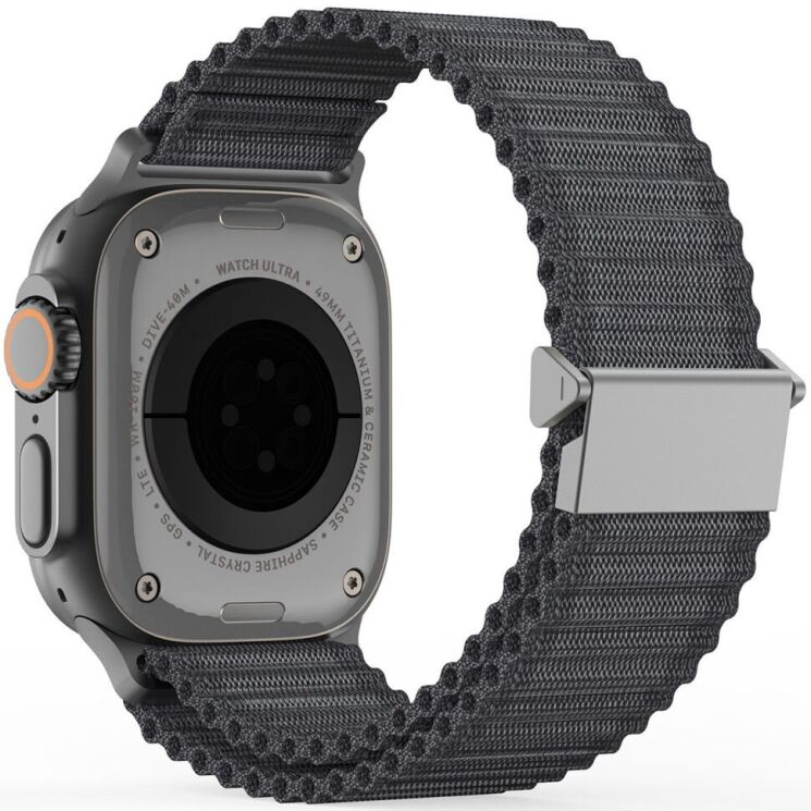Ремешок DUX DUCIS YC Series для Apple Watch 38 / 40 / SE 40 / 41 mm - Dark Grey: фото 1 из 9
