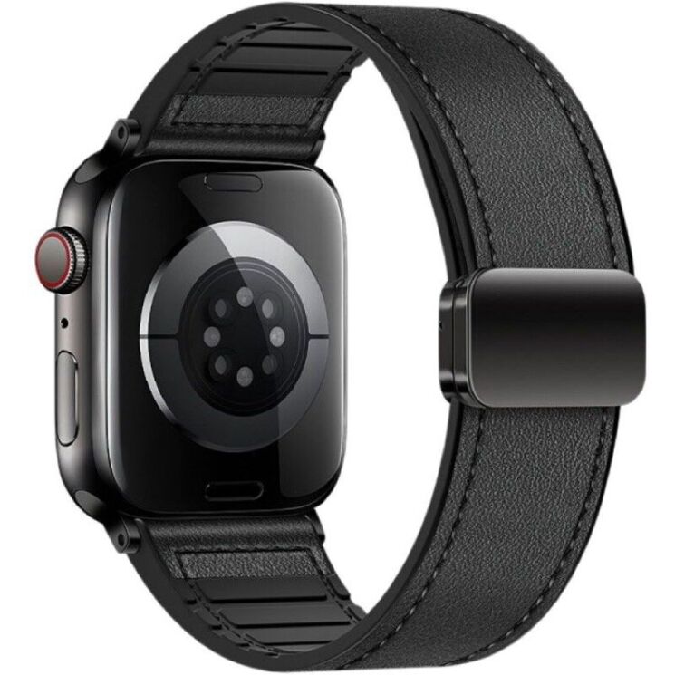 Ремінець Hoco WA34 для Apple Watch 46 / 45 / 44 / SE 44 / Ultra / Ultra 2 / Ultra 3 - Black: фото 1 з 6
