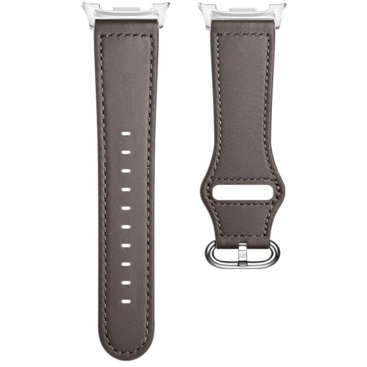 Ремінець KALEBOL Classic Strap для Samsung Galaxy Watch 8 (40/44mm) / 8 Classic - Coffee: фото 3 з 8