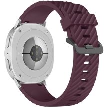 Ремешок KALEBOL Tire Pattern для Samsung Galaxy Watch 8 (40/44mm) / 8 Classic - Wine Red: фото 1 из 5